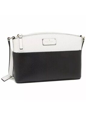 Kate Spade Black White Millie Crossbody Purse Bag